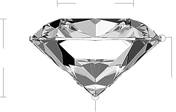 Cushion Modified Diamond Side View Cushion Modified Diamond Side View